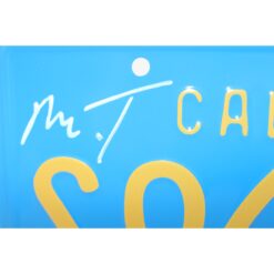 Mr. T Autographed/Signed A-Team License Plate Beckett 54569