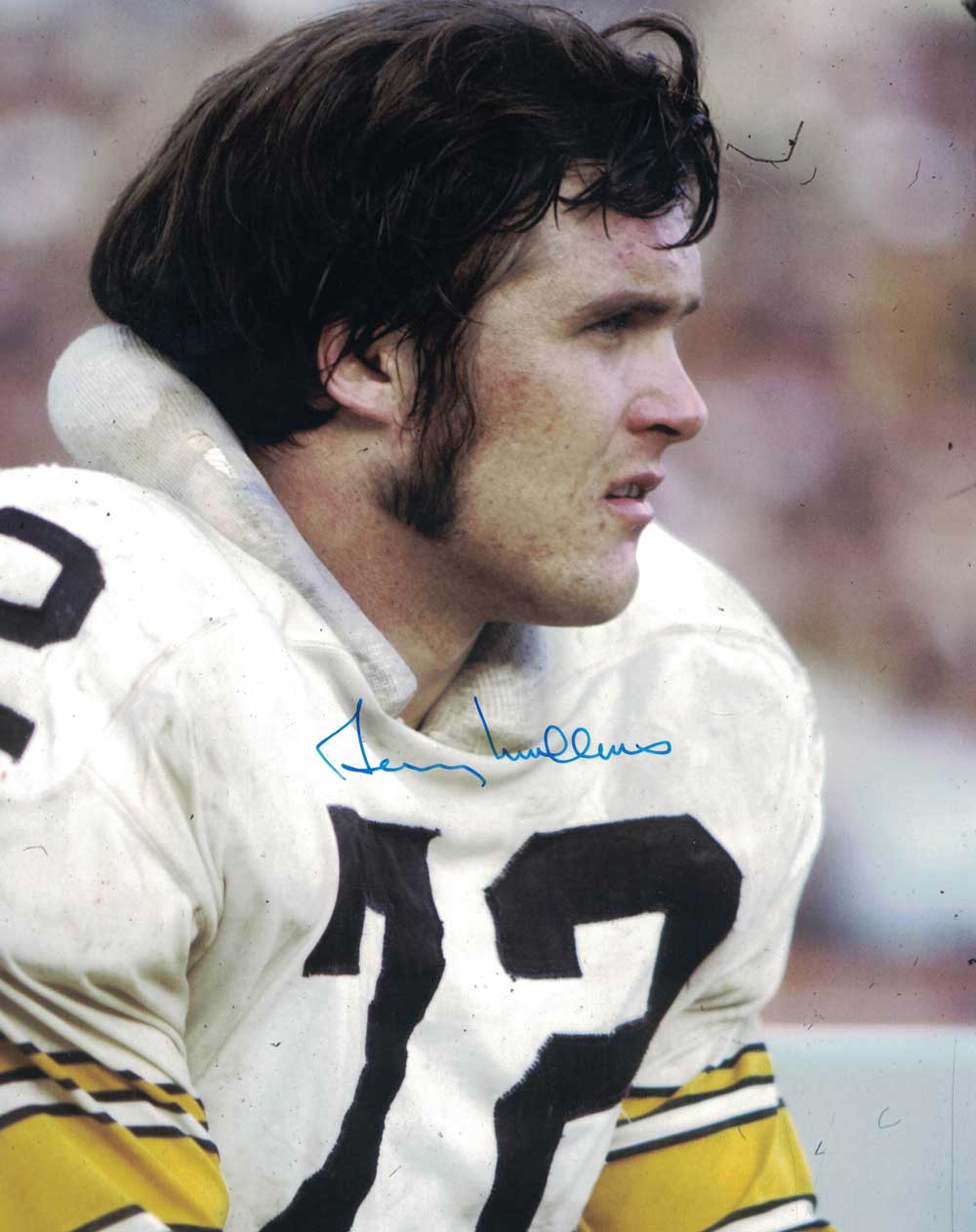 Gerry Mullins Autographed/Signed Pittsburgh Steelers 8x10 Photo 30245