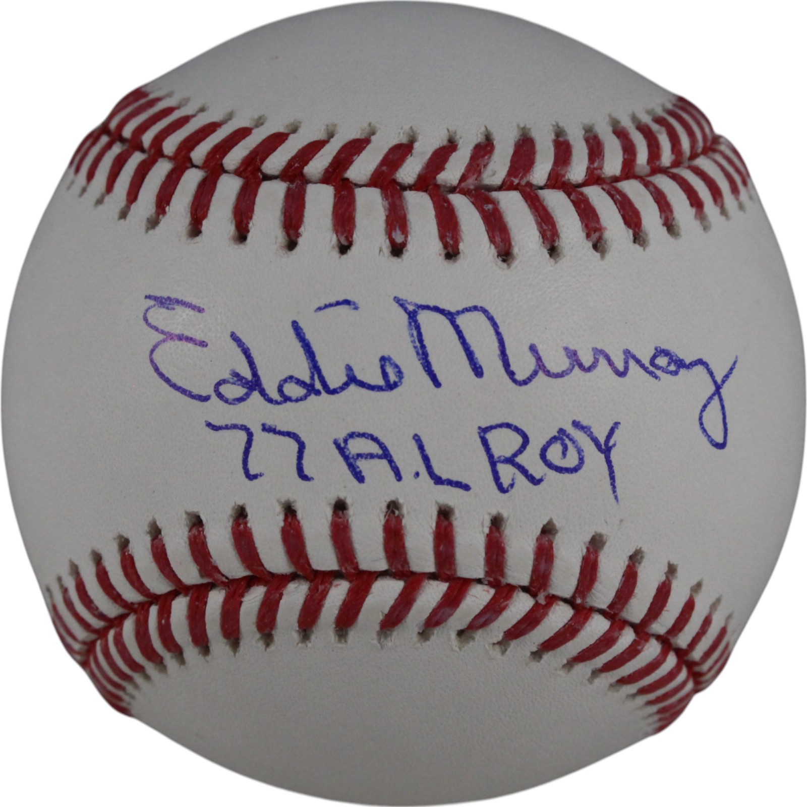 Eddie Murray Autographed Baltimore Orioles OML Ball AL ROY Beckett Witness 50289