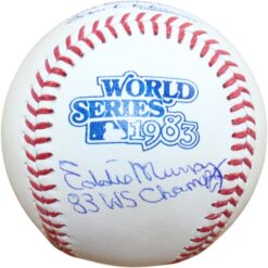 Eddie Murray Autographed Baltimore Orioles '83 WS Champs Baseball Fanatics 58304