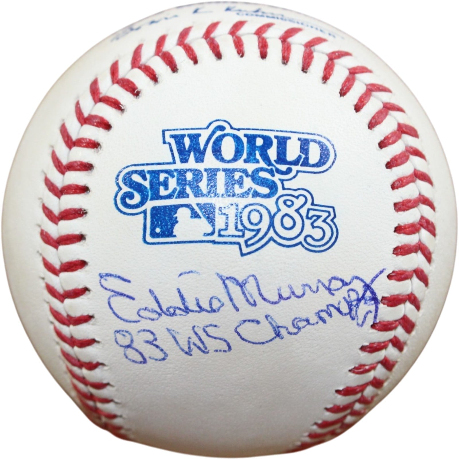 Eddie Murray Autographed Baltimore Orioles '83 WS Champs Baseball Fanatics 58304 2 Eddie Murray Autographed Baltimore Orioles '83 WS Champs Baseball Fanatics 58304