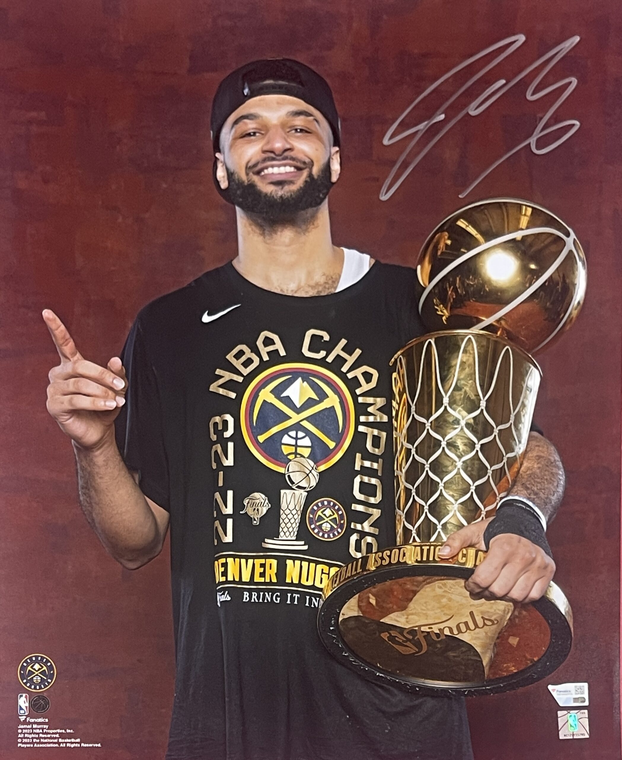 Jamal Murray Autographed/Signed Denver Nuggets 8x10 Photo FAN