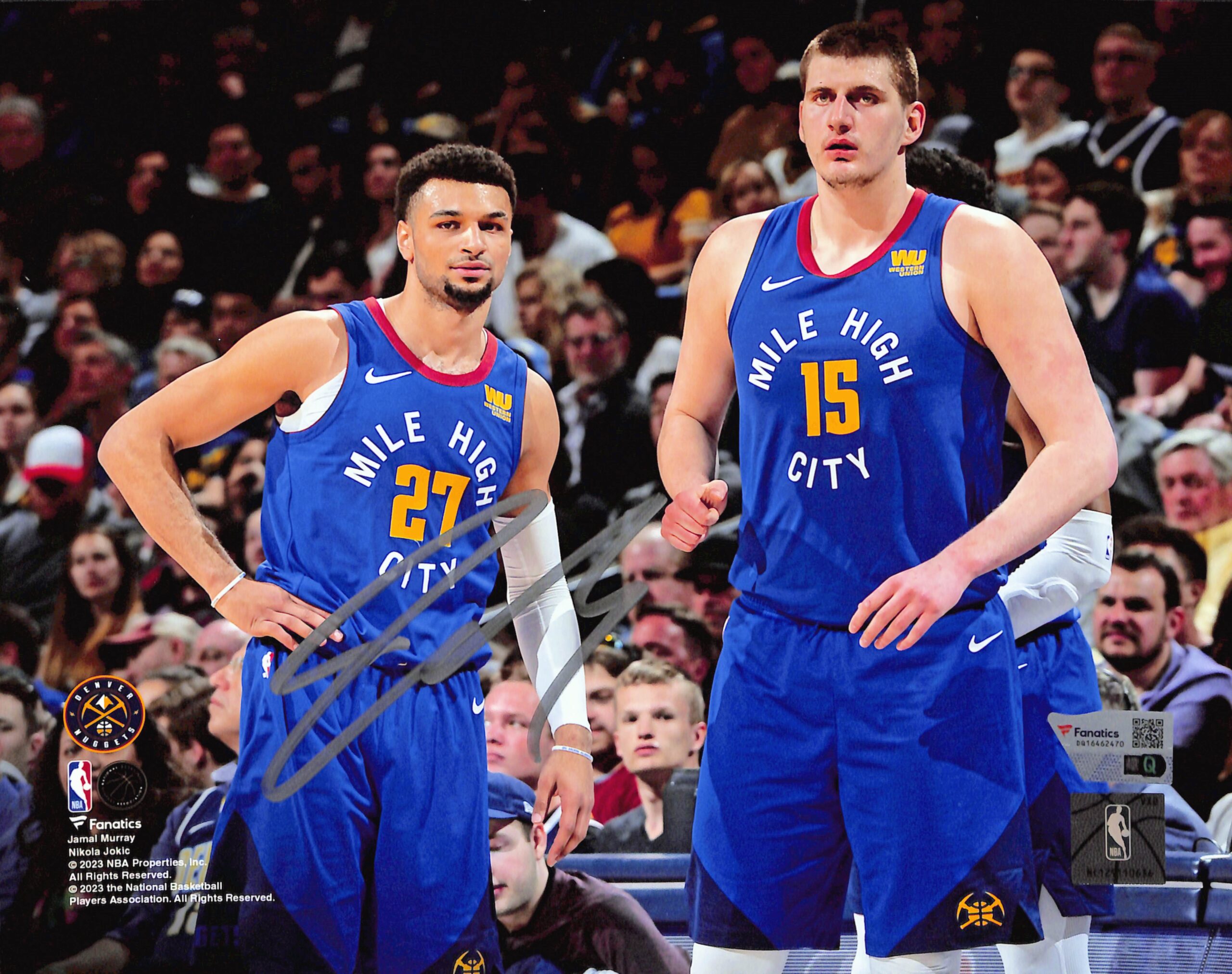 Jamal Murray Autographed/Signed Denver Nuggets 8x10 Photo FAN