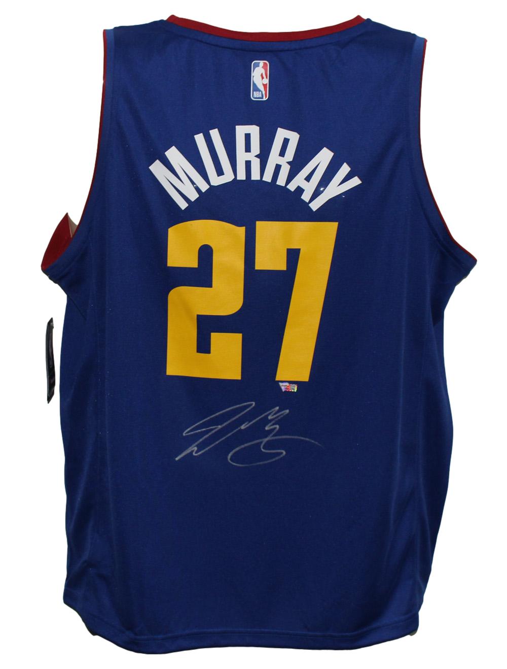 Jamal Murray Autographed Denver Nuggets Blue Fastbreak XL Jersey FAN