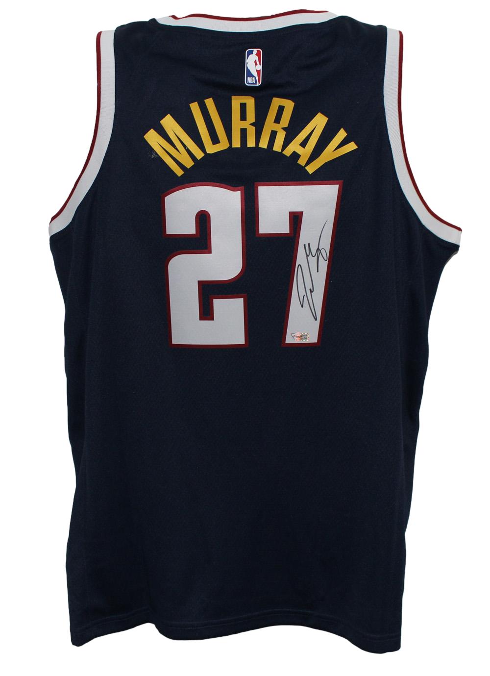 Jamal Murray Signed Denver Nuggets Dark Blue Swingman 52 Jersey FAN