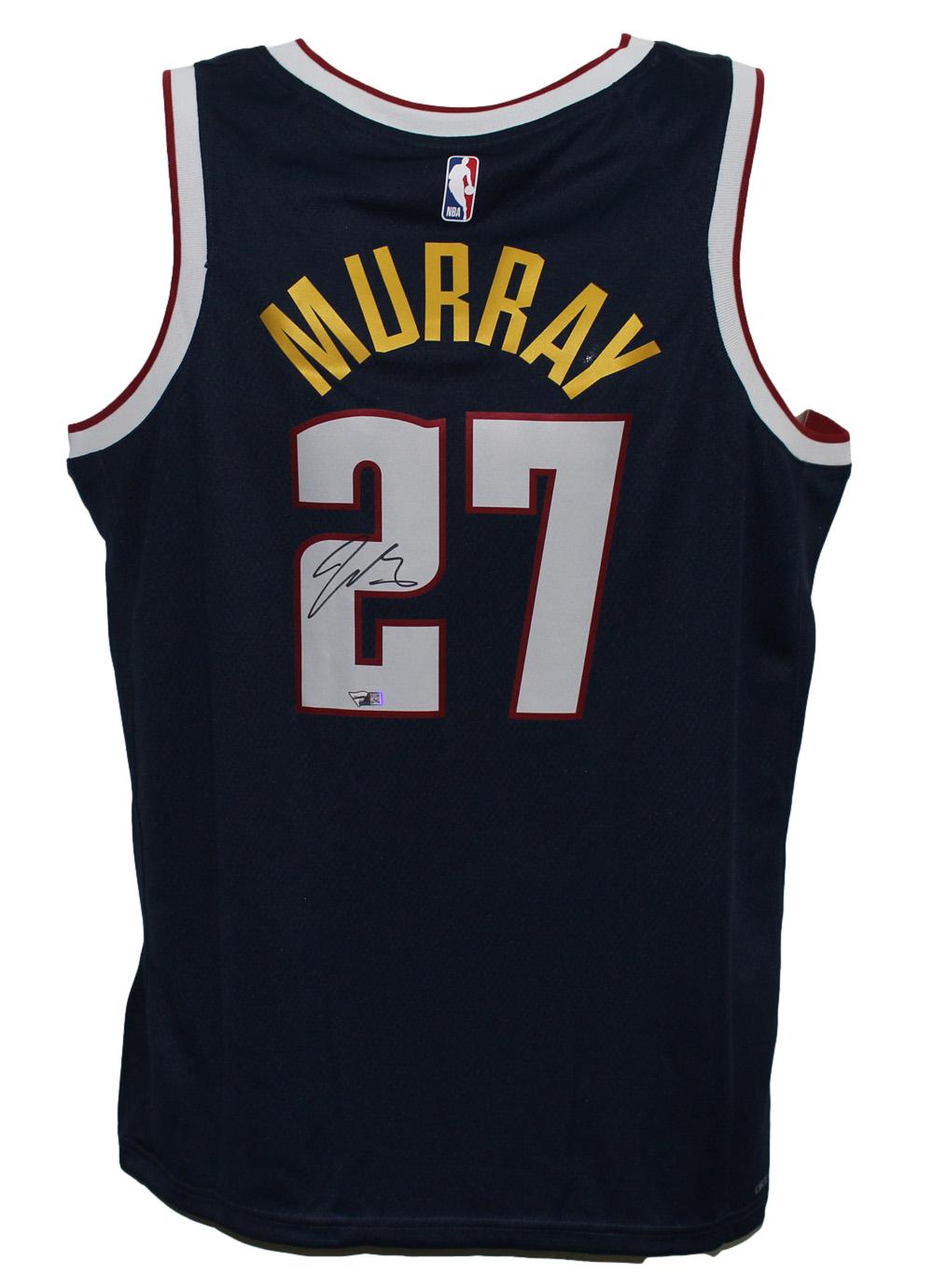 Jamal Murray Signed Denver Nuggets Dark Blue Swingman 52 Jersey FAN