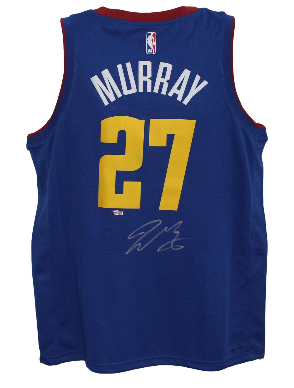 Jamal Murray Autographed Denver Nuggets Blue Dri-Fit XL Jersey FAN