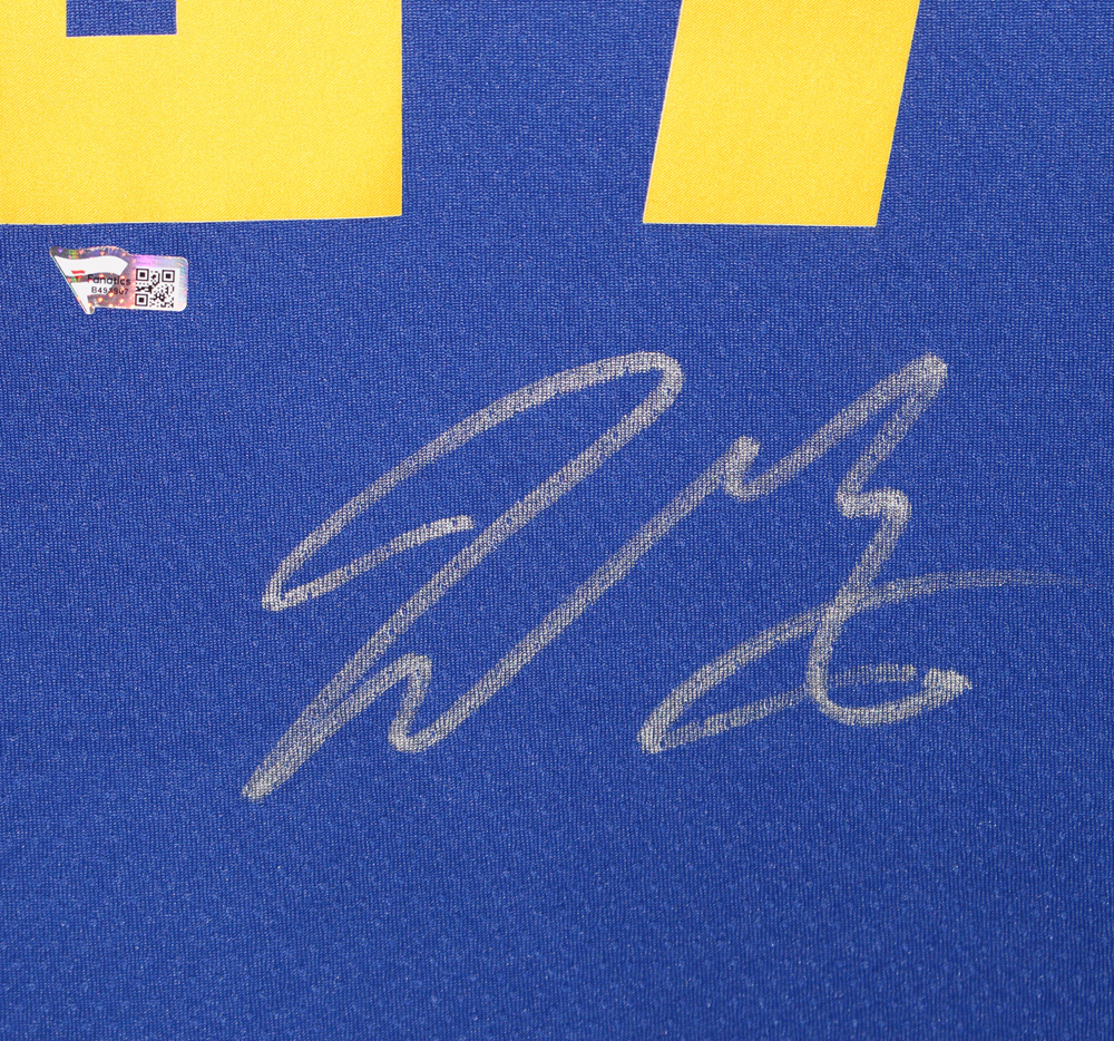 Jamal Murray Autographed Denver Nuggets Blue Dri-Fit XL Jersey FAN