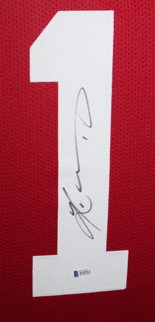 Kyler Murray Autographed Oklahoma Sooners Framed Maroon XL Jersey BAS 25343