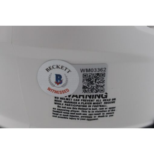 Kyler Murray Autographed/Signed Arizona Cardinals Lunar Mini Helmet Beckett Witness 49623
