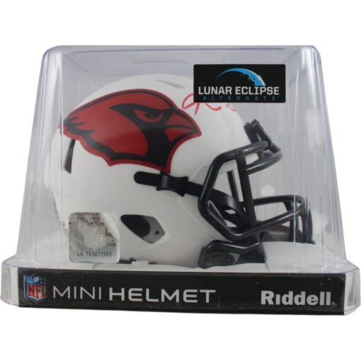 Kyler Murray Autographed/Signed Arizona Cardinals Lunar Mini Helmet Beckett Witness 49623