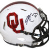 Kyler Murray Autographed Oklahoma Sooners White Speed Mini Helmet BAS 24988