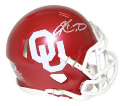 Kyler Murray Autographed/Signed Oklahoma Sooners Speed Mini Helmet BAS 24987