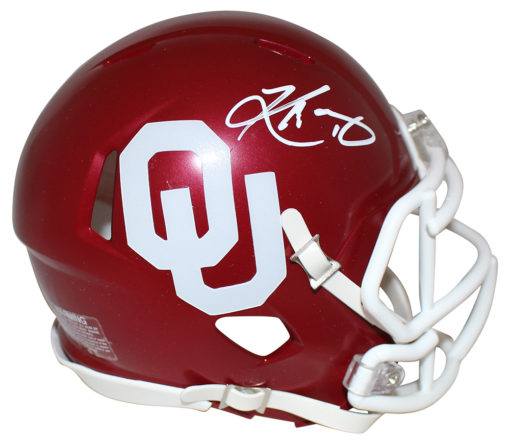 Kyler Murray Autographed/Signed Oklahoma Sooners Speed Mini Helmet JSA 25367