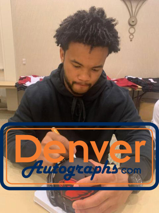 Kyler Murray Autographed/Signed Arizona Cardinals Eclipse Mini Helmet Beckett Witness 49619