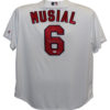 Stan Musial Autographed St Louis Cardinals Majestic White XL Jersey JSA 25806