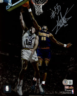 Dikembe Mutombo Autographed/Signed Denver Nuggets 8x10 Photo Beckett