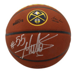 Dikembe Mutombo Autographed Denver Nuggets Basketball Beckett