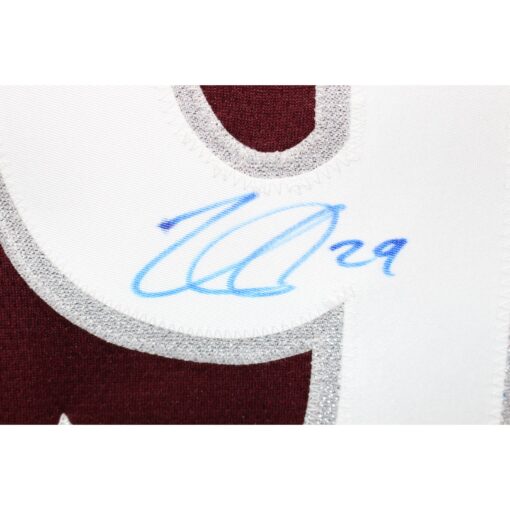 Nate MacKinnon Autographed/Signed Colorado Avalanche Jersey BAS