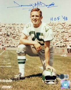 Tommy McDonald Autographed Philadelphia Eagles 8x10 Photo HOF Beckett 56654