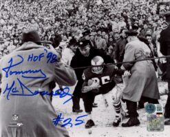 Tommy McDonald Autographed Philadelphia Eagles 8x10 Photo HOF Beckett 56655