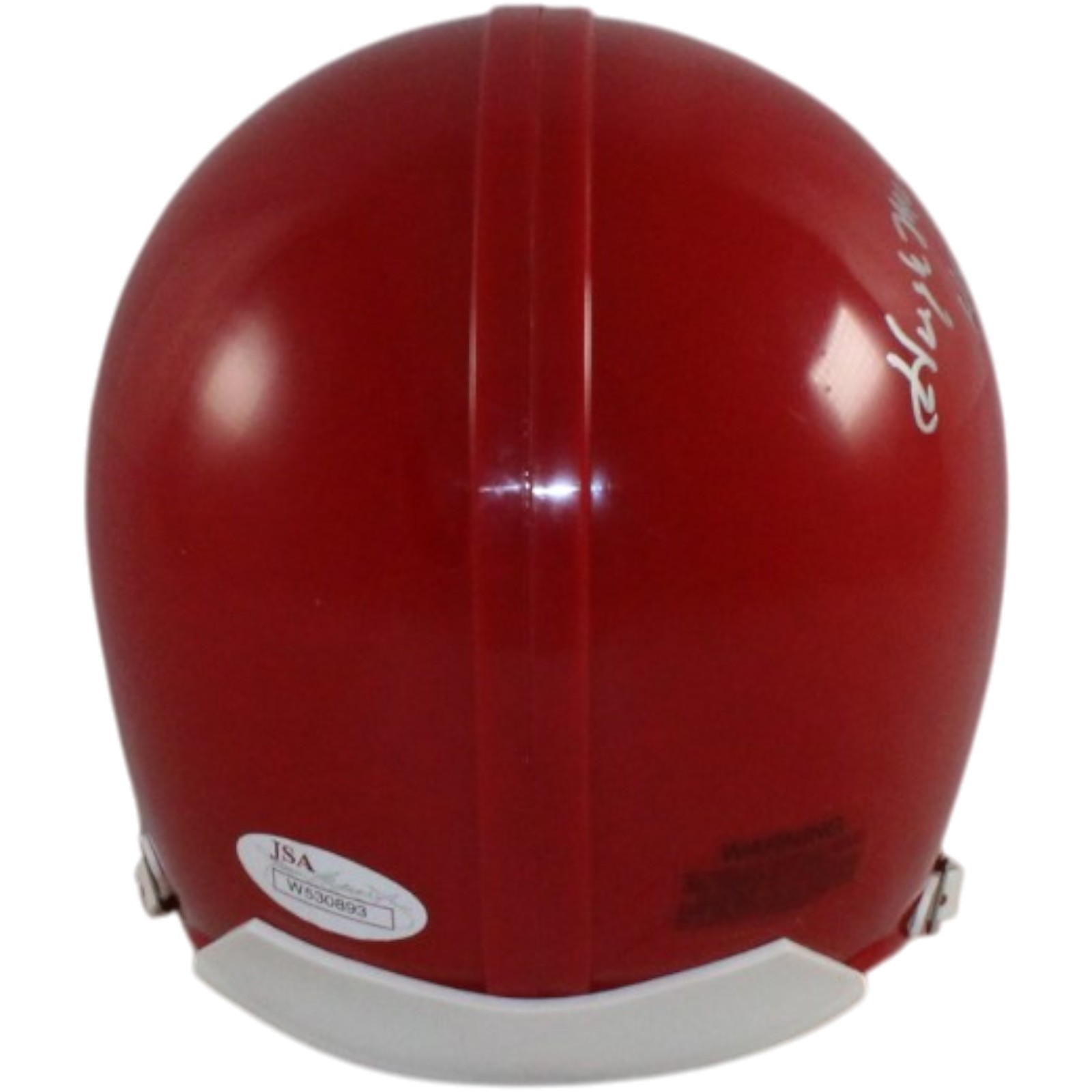 Hugh McElhenny Signed San Francisco 49ers Mini Helmet No Facemask Beckett 57173 4 Hugh McElhenny Signed San Francisco 49ers Mini Helmet No Facemask Beckett 57173