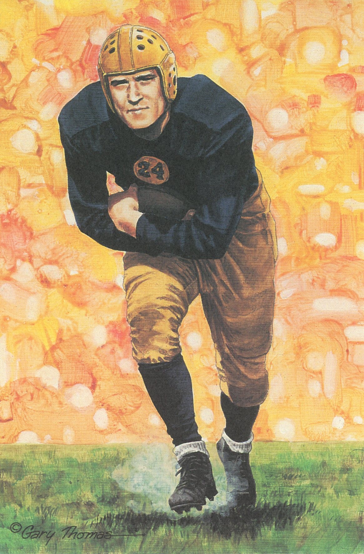John "Blood" McNally Green Bay Packers Goal Line Art Card #79 LE /5000 58117