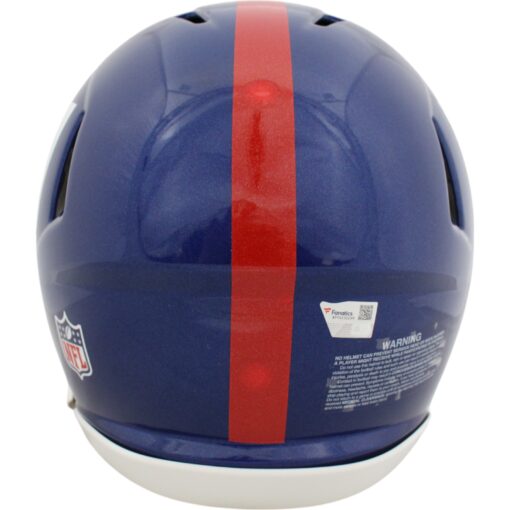 Malik Nabers Autographed/Signed New York Giants Authentic Helmet FAN 49135