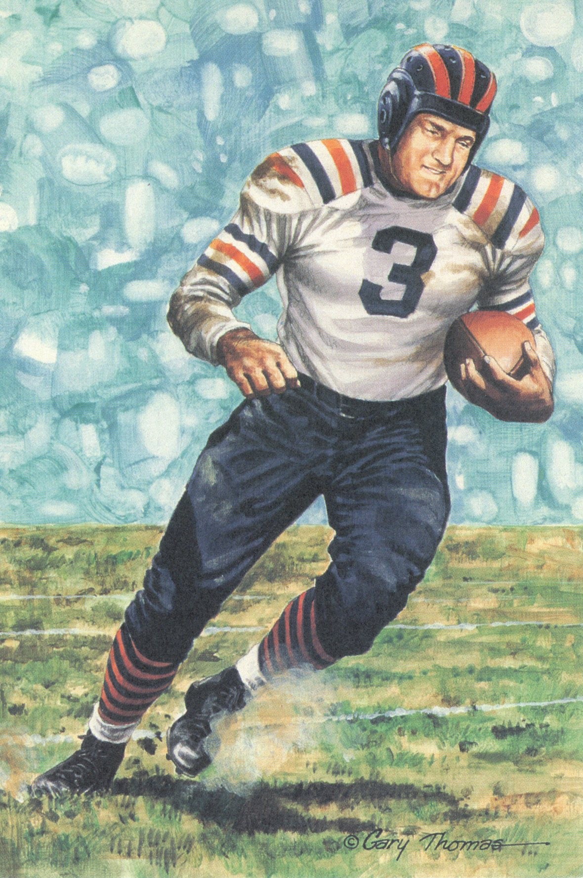 Bronko Nagurski Chicago Bears Goal Line Art Card Series 2 No. 53 LE /5000 58122