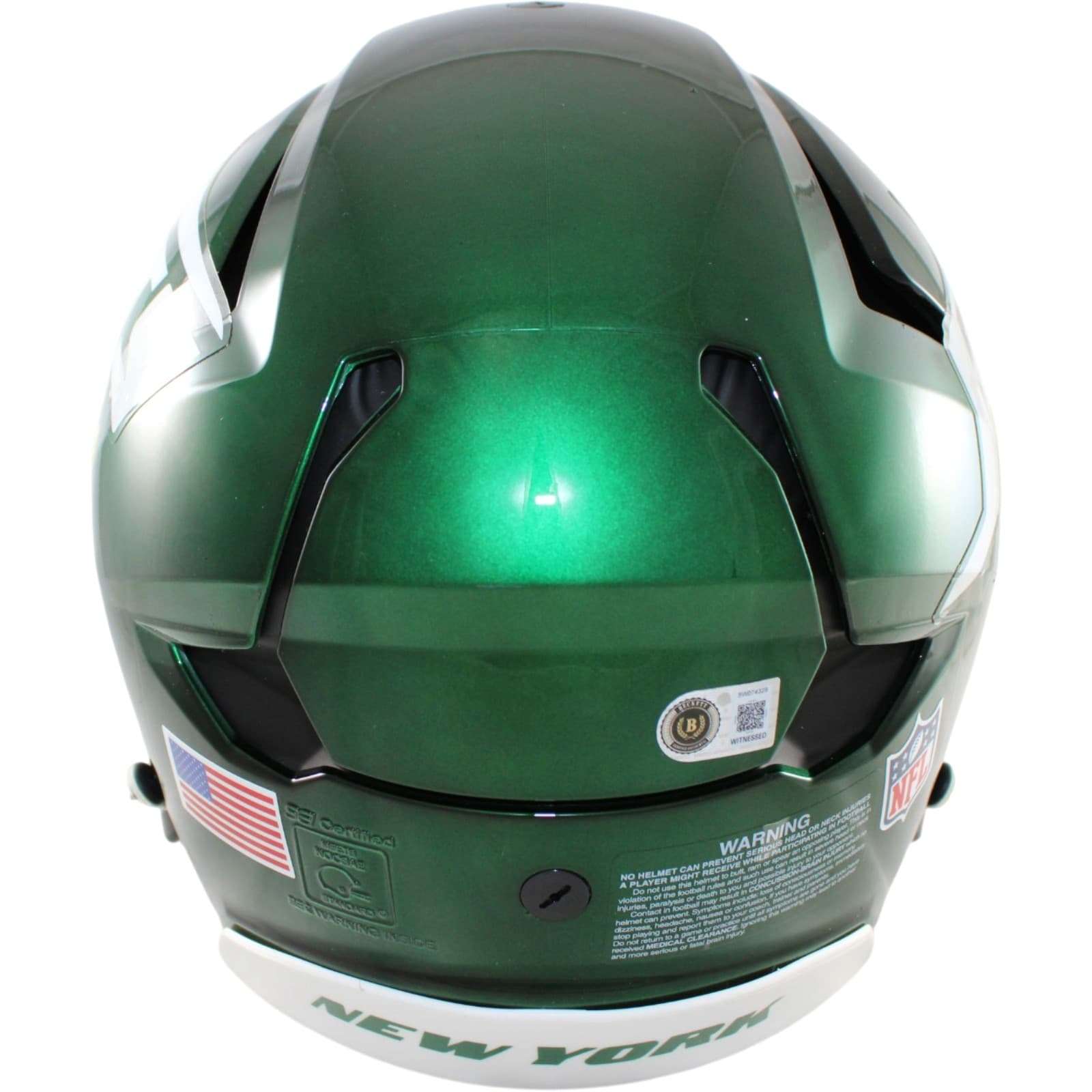 Joe Namath AutographedSigned New York Jets Helmet Axiom Beckett Witness 58885 3 Joe Namath AutographedSigned New York Jets Helmet Axiom Beckett Witness 58885