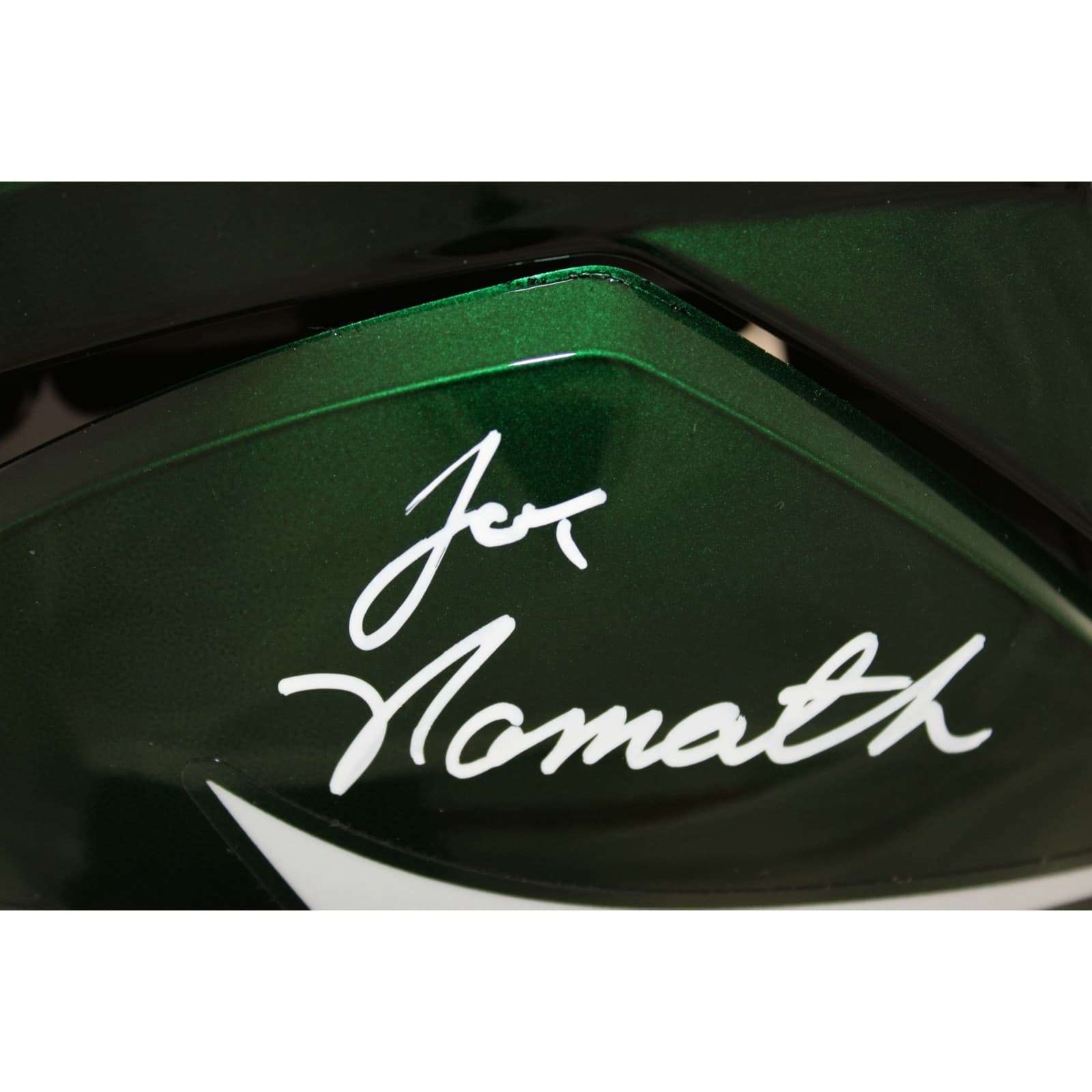 Joe Namath AutographedSigned New York Jets Helmet Axiom Beckett Witness 58885 4 Joe Namath AutographedSigned New York Jets Helmet Axiom Beckett Witness 58885