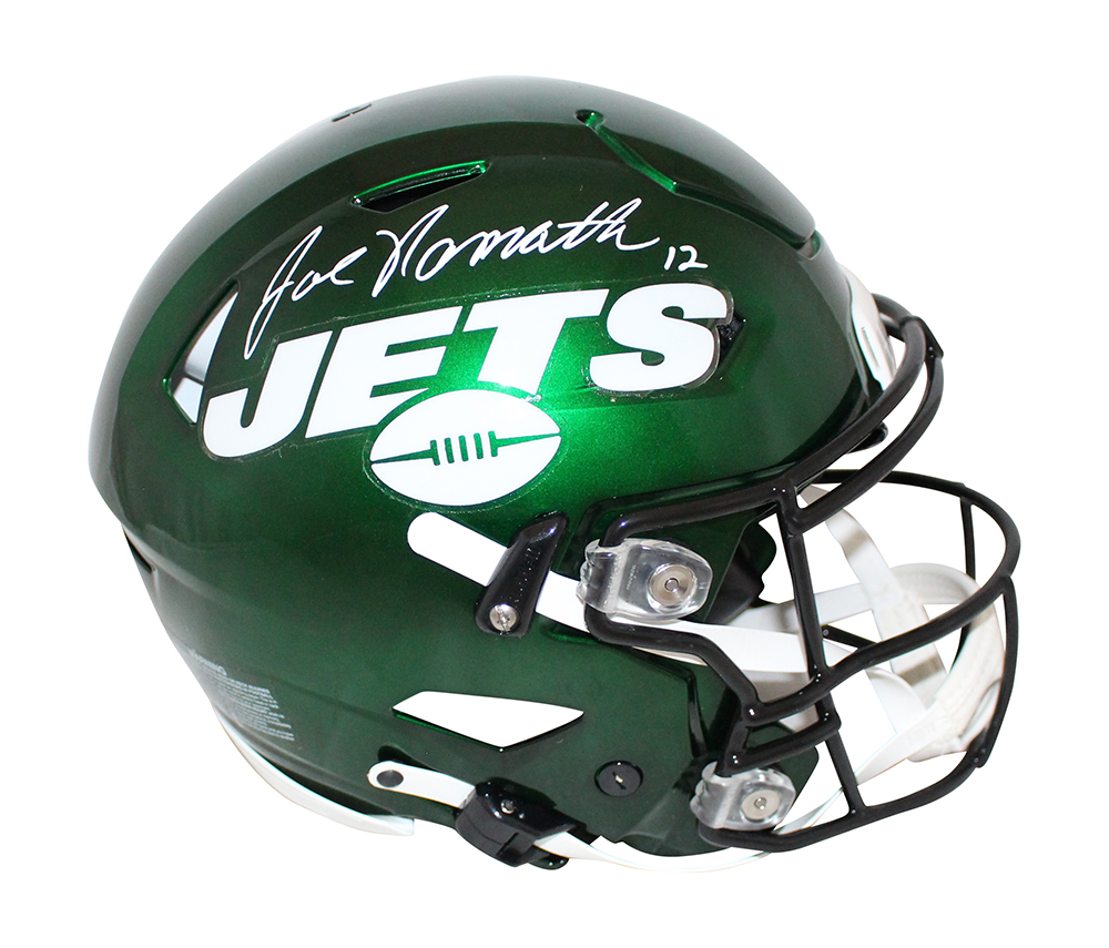 Joe Namath Autographed New York Jets Authentic Speed Flex Helmet JSA