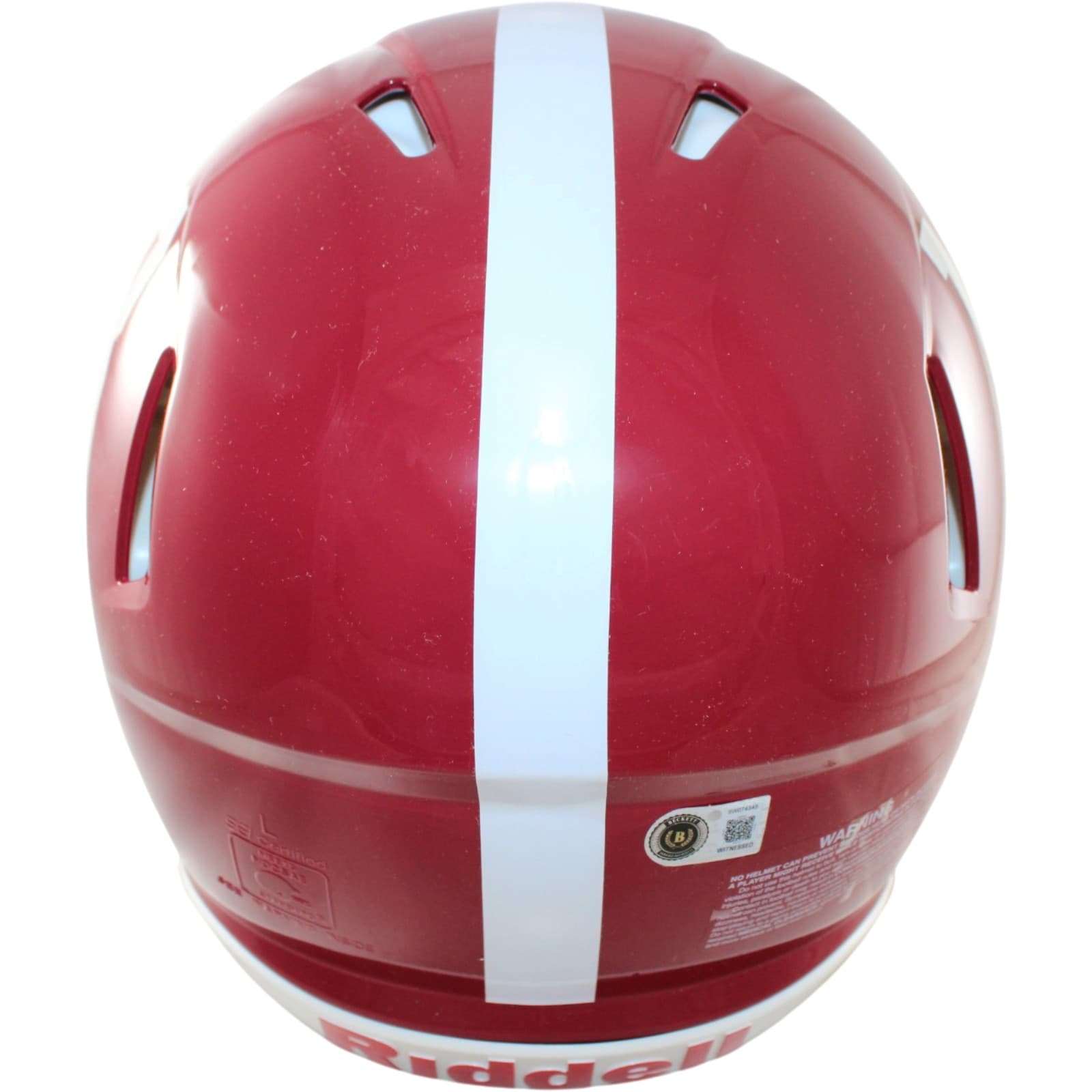 Joe Namath Autographed Alabama Crimson Tide Helmet Proline Beckett Witness 58898 3 Joe Namath Autographed Alabama Crimson Tide Helmet Proline Beckett Witness 58898