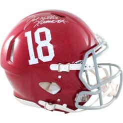 Joe Namath Signed Alabama Crimson Tide Helmet Pro w/Joe Willie Beckett WIT 58902