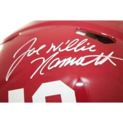 Joe Namath Signed Alabama Crimson Tide Helmet Pro w/Joe Willie Beckett WIT 58902