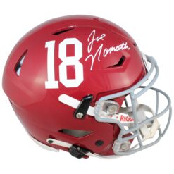 Joe Namath Autographed Alabama Crimson Tide SpeedFlex Helmet Beckett WIT 53374