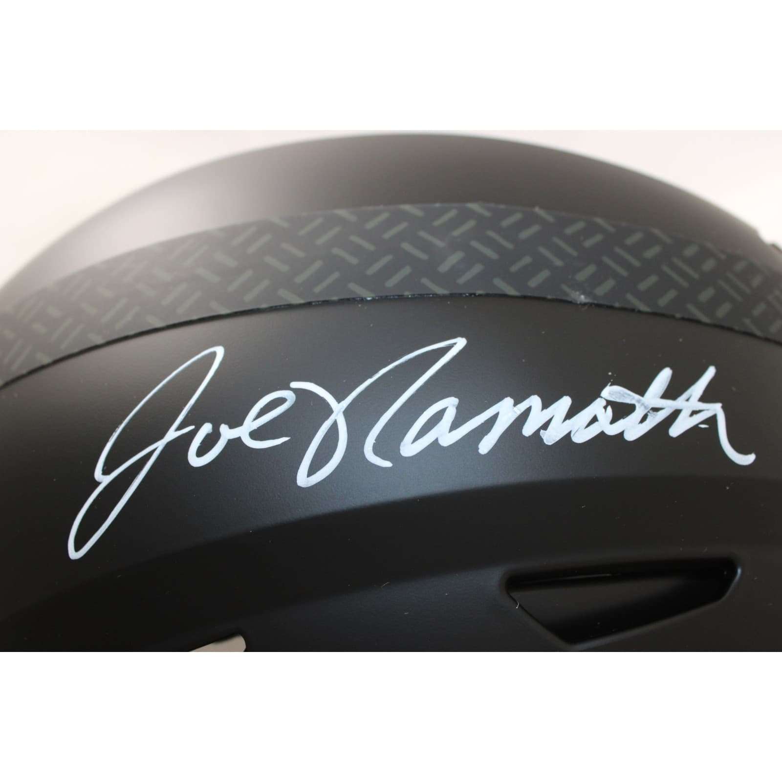 Joe Namath Autographed New York Jets Helmet Speedflex Rival Beckett WIT 58894