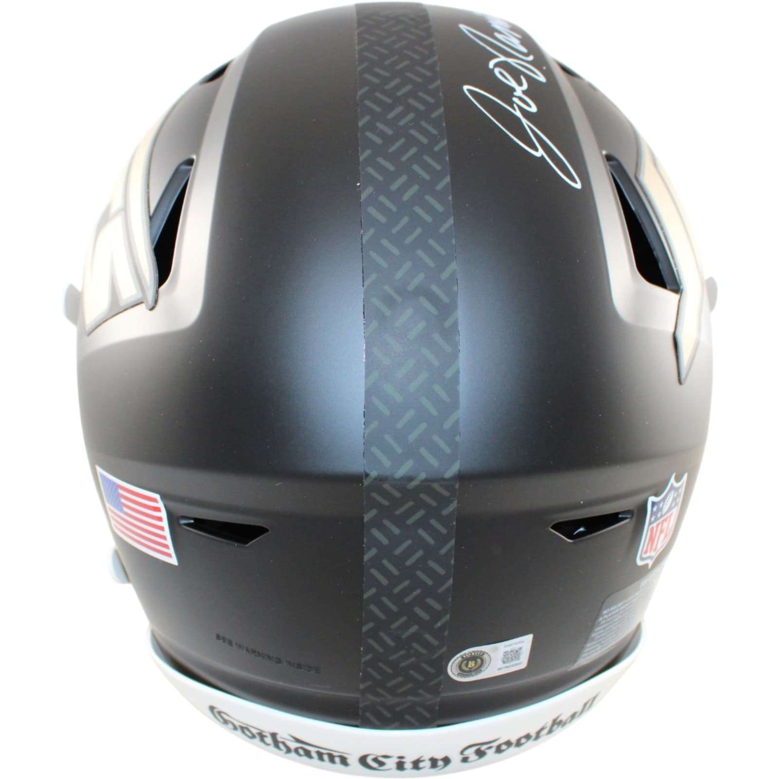 Joe Namath Autographed New York Jets Helmet Speedflex Rival Beckett WIT 58894 3 Joe Namath Autographed New York Jets Helmet Speedflex Rival Beckett WIT 58894
