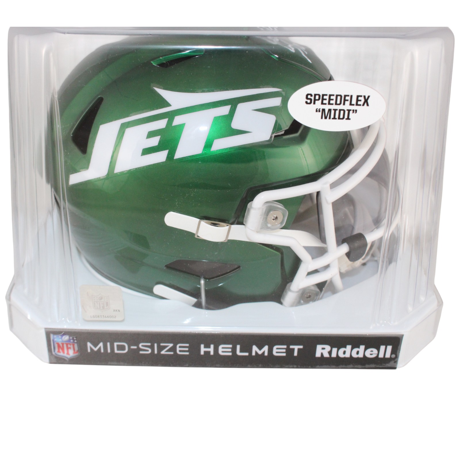 Joe Namath Autographed New York Jets Mid-Size Midi Helmet Beckett Witness 53327 5 Joe Namath Autographed New York Jets Mid-Size Midi Helmet Beckett Witness 53327