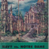Navy Midshipmen vs Notre Dame Fighting Irish Official 1947 Program 26723