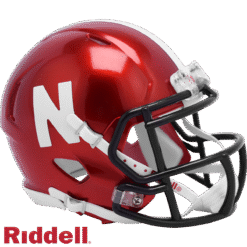 Nebraska Cornhuskers Flash Speed Mini Helmet Riddell New In Box 30748