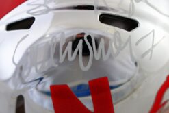 Crouch Rozier Rodgers Signed Nebraska Cornhuskers Chrome Mini Helmet JSA 59391