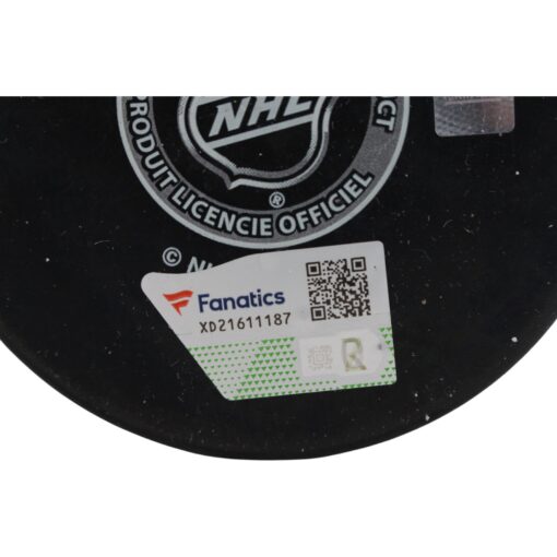 Martin Necas Autographed/Signed Colorado Avalanche Logo Puck Fanatics 49785