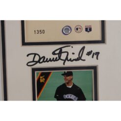 David Neid Autographed/Signed Colorado Rockies Photo and Card Beckett 51532