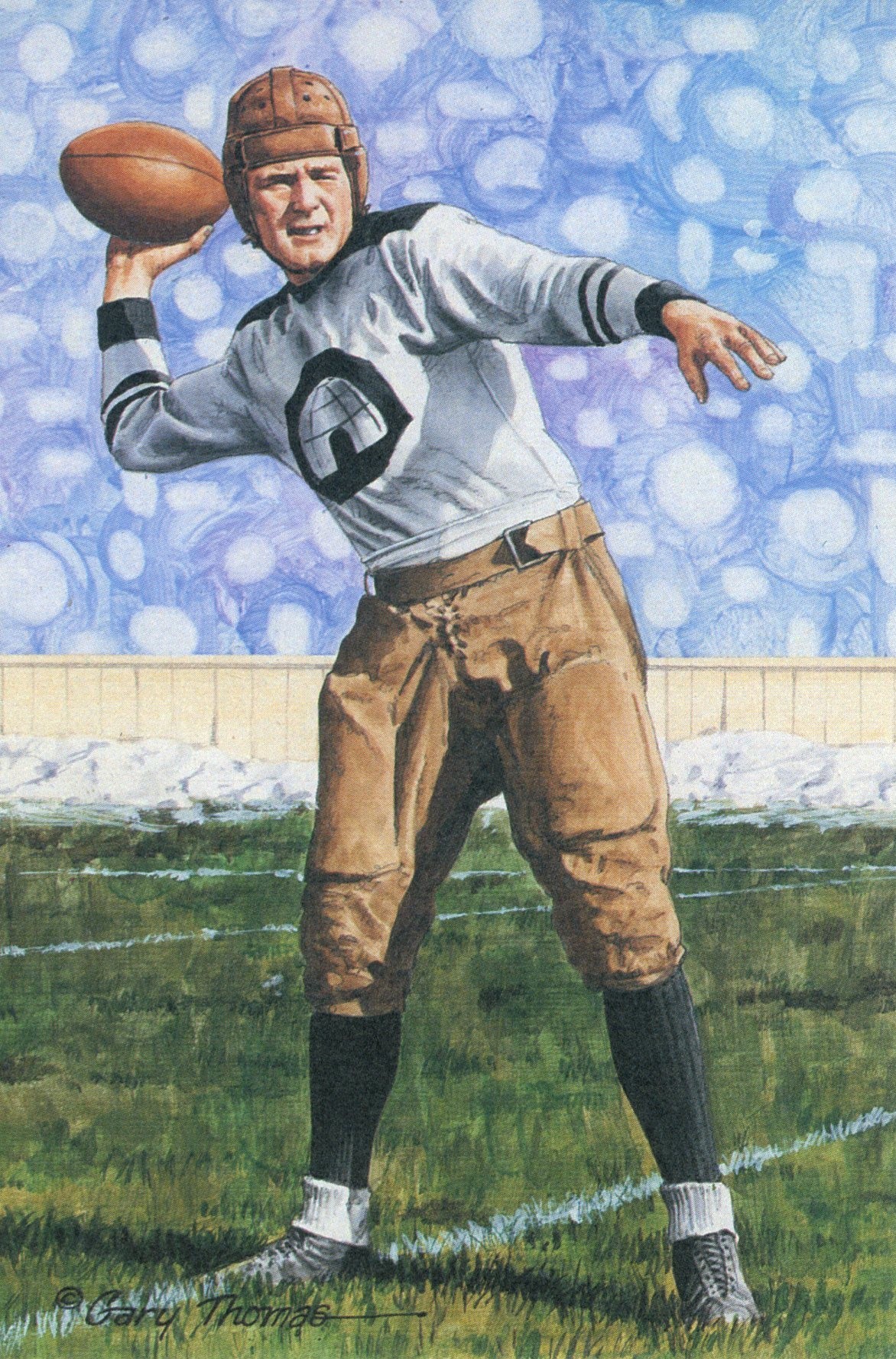 Ernie Nevers Duluth Eskimos Goal Line Art Card Series 6 No. 167 LE /5000 58125