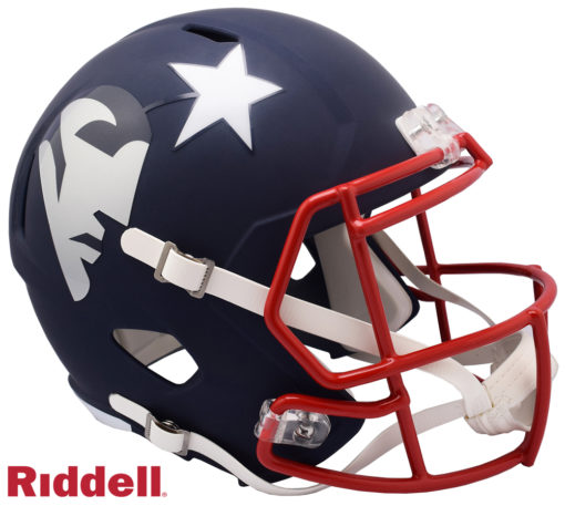 New England Patriots Full Size AMP Speed Replica Helmet New In Box 10382