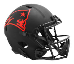 New England Patriots Full Size Eclipse Speed Replica Helmet New In Box 26777