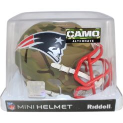 New England Patriots Riddell New In Box Limited Edition Camo Mini Helmet 39611