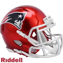 New England Patriots Flash Speed Mini Helmet Riddell New In Box 30730