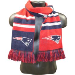 New England Patriots Knit Scarf Winter Neck New Reversible Unisex Big Logo 14789
